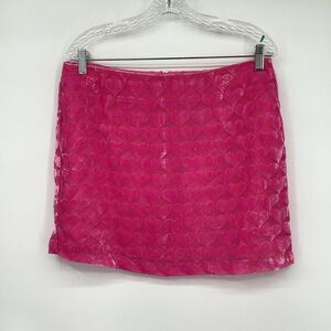 NWT‎ Ladies Cupcakes and Cashmere Heart Mini Skirt - 10